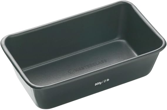 Molde rectangular MasterClass gris oscuro para pan de 900 gramos