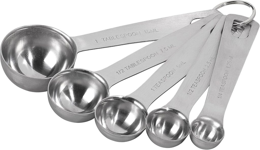 Cucharas medidoras Tala Cooking de acero inoxidable unidas por anilla