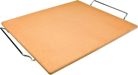 Piedra rectangular Ibili de cerámica refractaria con asas metálicas