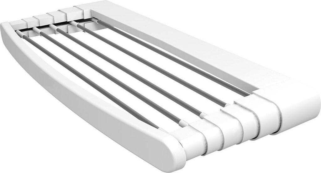 Tendedero de pared Gimi Telepack 70 blanco con barras extensibles