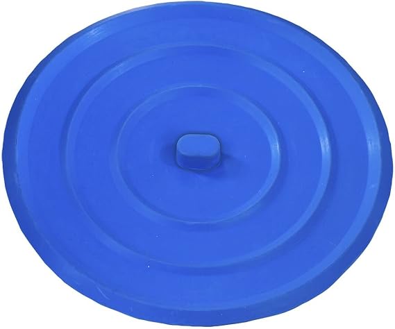 Disco de silicona Maximex azul con pequeño agarre central