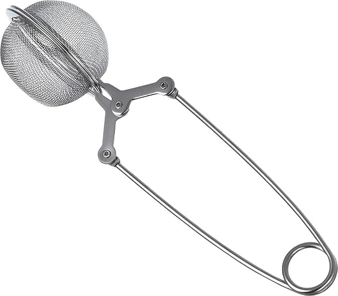 Infusor Gastromax 2339 de bola de malla metálica con mango de pinza