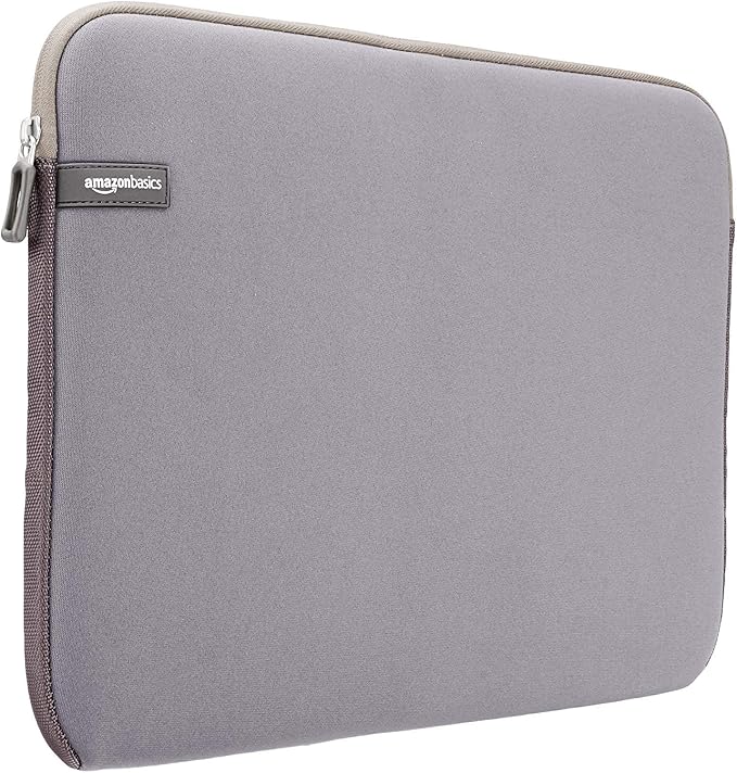 Funda gris Amazon Basics para portátil de 15 a 15,6 pulgadas