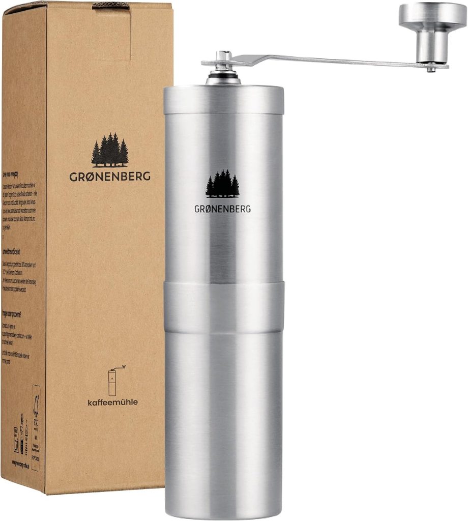 Molinillo de café manual: Groenenberg de acero con muela cerámica