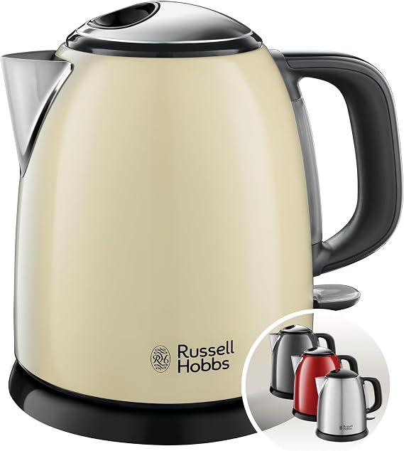 Russell Hobbs Colours Plus24994-70 crema con asa negra y base