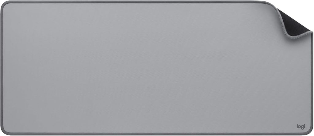 Alfombrilla de escritorio: Logitech Desk Mat Studio Series, gris, 70 × 30 cm
