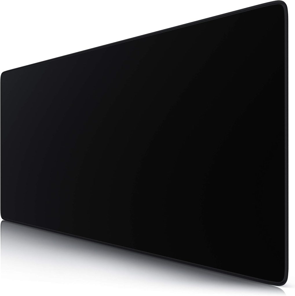 Alfombrilla de escritorio: Titanwolf XXL 303878, negra, 90 × 40 cm