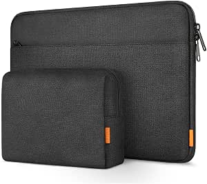 Funda negra Inateck para portátil con bolsa de accesorios