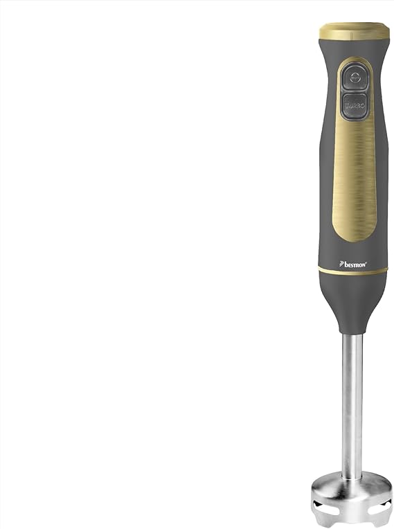 Batidora Bestron ASM500GP oro y antracita con brazo metálico